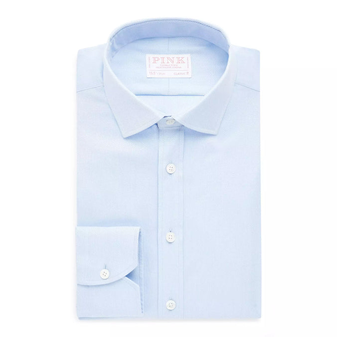 Pale Blue Classic Fit Royal Twill Formal Shirt